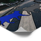 Abbey Road Cats Poster (Ecke)