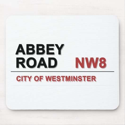 Abbey Road London England - Vintag Mousepad (Vorne)