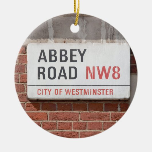 Abbey Road London Keramik Ornament (Vorne)