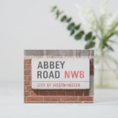 Abbey Road London Postkarte (Stehend Vorderseite)