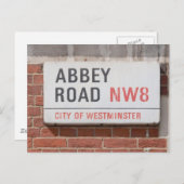 Abbey Road London Postkarte (Vorne/Hinten)