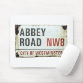 Abbey Road Sign Mousepad (Mit Mouse)