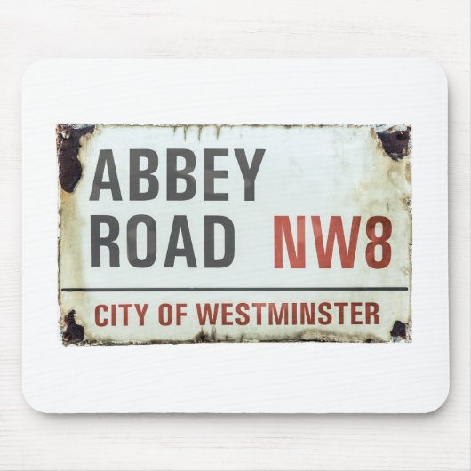 Abbey Road Sign Mousepad (Vorne)