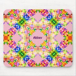 ABBEY ~ Sweet Pastel Pattern ~ Personalisiert Mousepad