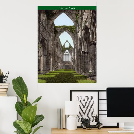 Abbey Tintern (um 1900) Poster (Heimbüro)