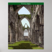 Abbey Tintern (um 1900) Poster (Vorne)