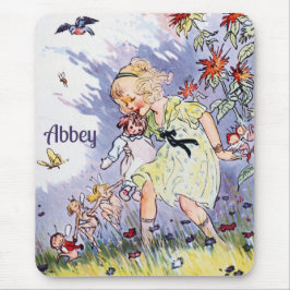 ABBEY ~ Vintag Art ~ Johnny Gruelle ~ Fairies Mousepad