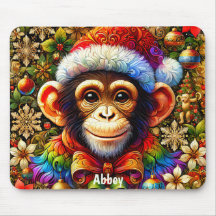ABBEY ~ Zany CHIMPANZEE Weihnachten