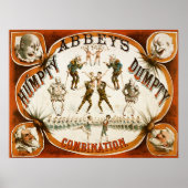 Abbey's Humpty Dumpty Combination Circus Poster (Vorne)