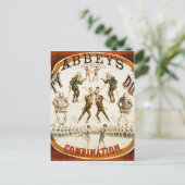 Abbey's Humpty Dumpty Combination Circus Poster Postkarte (Stehend Vorderseite)