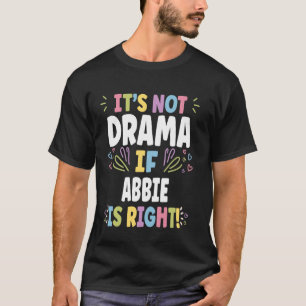 ABBIE Personalisiertes Geschenk für Frauen Benutze T-Shirt