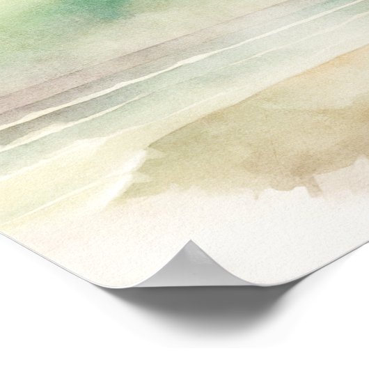 Abbiegung Poster (Ecke)