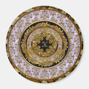 Abbigail Edeline Victorian Monogramm Magnet