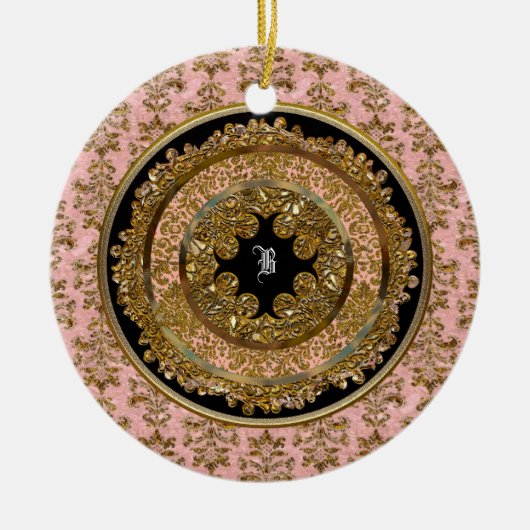 Abbigail viktorianisches kundengerechtes keramik ornament (Vorne)