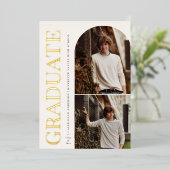 ABBILDSCHIRM ABSCHLUSS FOTO FOLIENEINLADUNG (Stehend vorne)