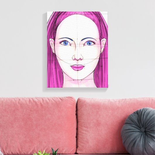 Abbildung 14 leinwanddruck (Insitu (Wohnzimmer))