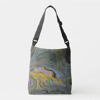 Abbildung 1 Abstrakte Acryl-Geode-Tasche Tragetaschen Mit Langen Trägern