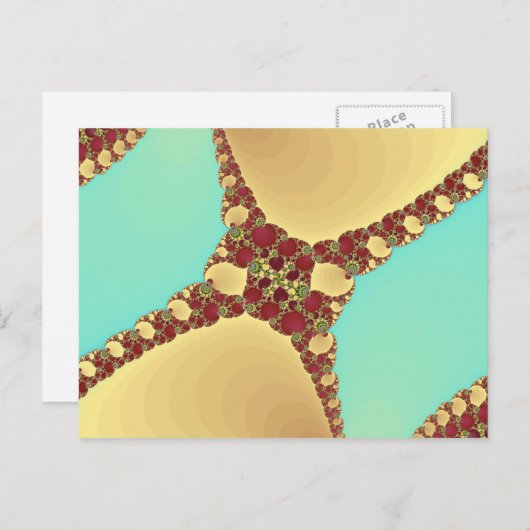 Abbildung 3: Fraktal Postkarte (Vorne/Hinten)