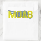 Abbildung 8 rechteckiger aufkleber (Tasche)