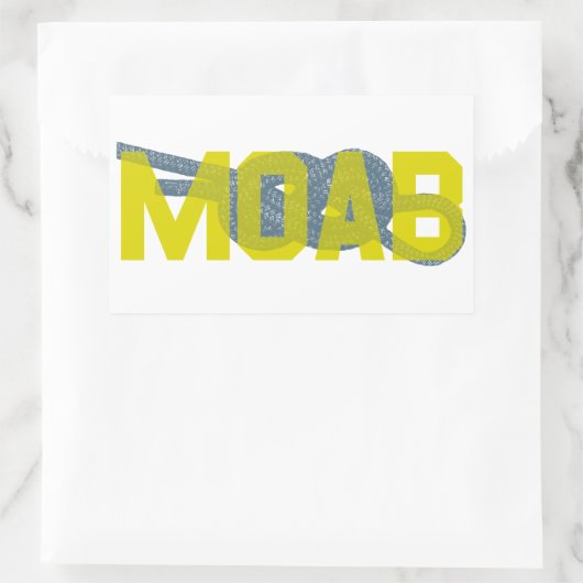 Abbildung 8 rechteckiger aufkleber (Tasche)