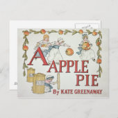 Abbildung "A" von "Apple Pie Alphabet" Postkarte (Vorne/Hinten)