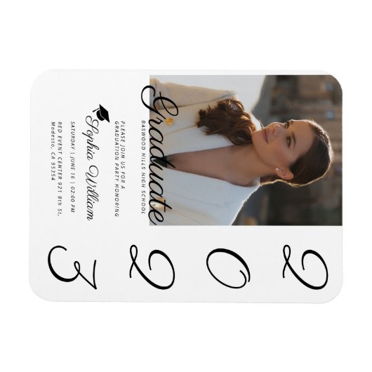 ABBILDUNG - ABSCHLUSS INVITATION MAGNET (Horizontal)