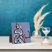 Abbildung: Abstrakt Blau, Orange, B & W Fotoplatte (InSitu)