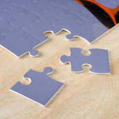 Abbildung: Abstrakt Blau, Orange, B & W Puzzle (Seite)
