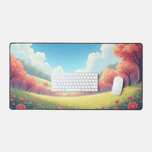 Abbildung auf einer Schreibtischmatte (Tastatur & Maus)