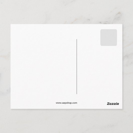 Abbildung der antigenen Verschiebung (Influenza) Postkarte (Rückseite)