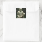 Abbildung der Beine Quadratischer Aufkleber (Tasche)