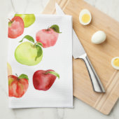 Abbildung der Ernte roter Äpfel Geschirrtuch (Viertel Falte)