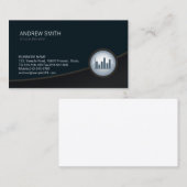 Abbildung der Finanzaktien der Börse Visitenkarte (Vorne/Hinten)