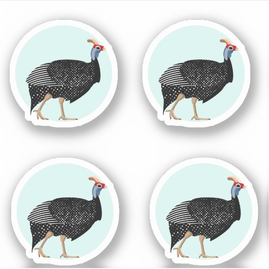 Abbildung der Guinea Aufkleber (Vorderseite)