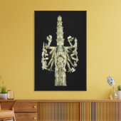 Abbildung der hinduistischen Göttin Kali Leinwanddruck (Insitu (Wohnzimmer))