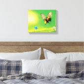 Abbildung der Hummel-Biene Leinwanddruck (Insitu (Schlafzimmer))