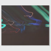 Abbildung der LED-Leuchten in verschiedenen Farben Geschenkpapier (Flach)