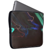 Abbildung der LED-Leuchten in verschiedenen Farben Laptopschutzhülle (Vorne Rechts)