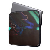 Abbildung der LED-Leuchten in verschiedenen Farben Laptopschutzhülle (Vorderseite Links)