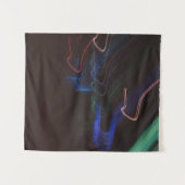 Abbildung der LED-Leuchten in verschiedenen Farben Wandteppich (Vorderseite (Horizontal))