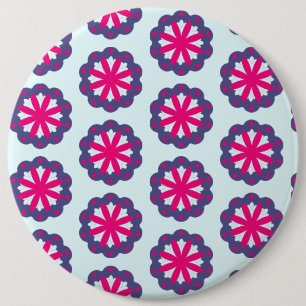 Abbildung der lila und rosa Blumenformen Button