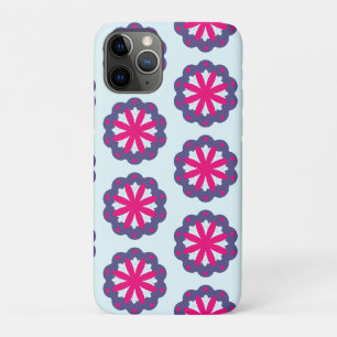 Abbildung der lila und rosa Blumenformen Case-Mate iPhone Hülle