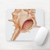 Abbildung der Murex-Muschel Mousepad (Mit Mouse)