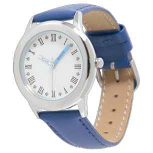 Abbildung der römischen Zahlen  Armbanduhr