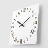 Abbildung der römischen Zahlen Uhr (Winkel)