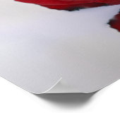 Abbildung der Rote Rose 30 Tabelle Hochzeitstabell Poster (Ecke)