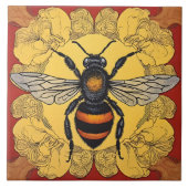 Abbildung der stilisierten Biene - Fliese (Vorderseite)