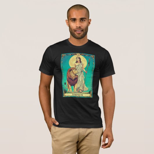 Abbildung der Tarot-Karte, Festigkeit T-Shirt (Vorne ganz)
