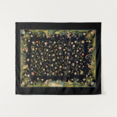 Abbildung des antiken Blumenteppichs Wandteppich (Vorderseite (Horizontal))