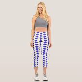 Abbildung des Blauen Tang-Cartoon Capri Leggings (Vorderseite)